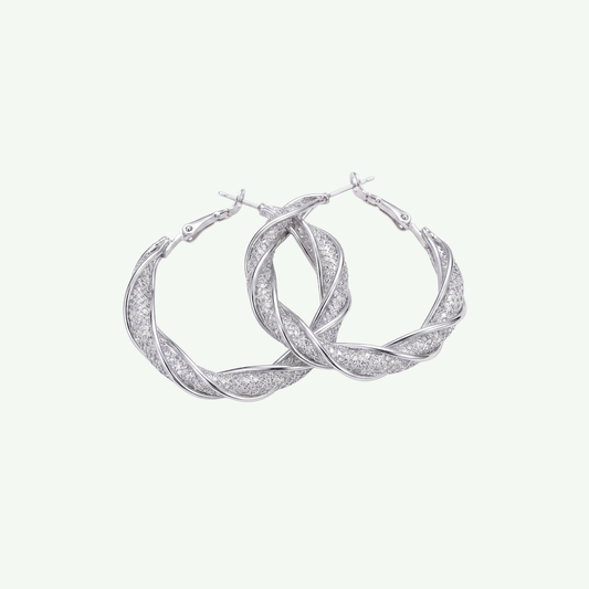 Twisted Elegance Hoops