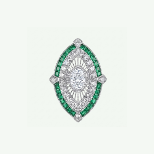 Emerald Radiance Ring
