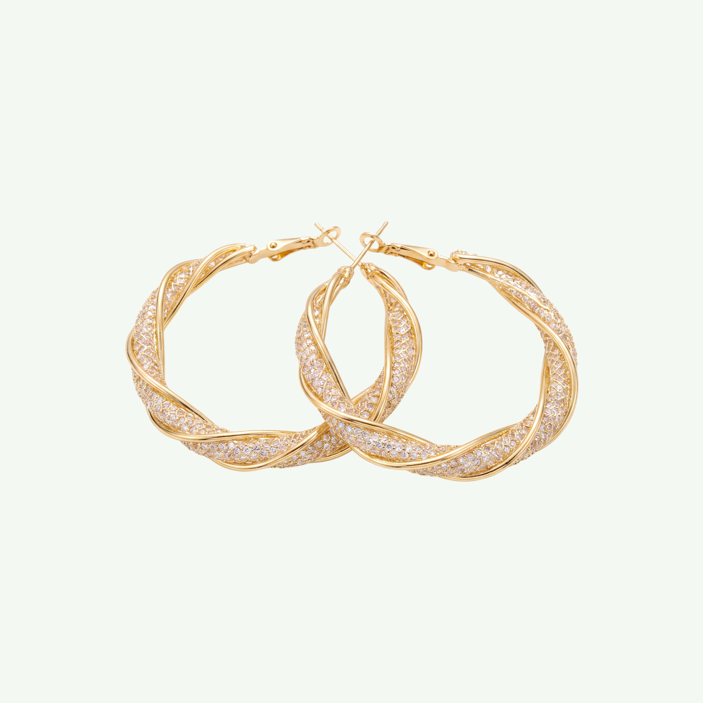 Twisted Elegance Hoops