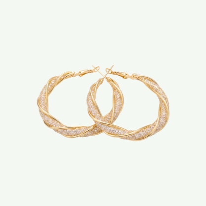 Twisted Elegance Hoops